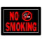 Hillman 英字サイン「NO SMOKING」6枚セット (840149) / SIGN NO SMOKING 10X14"