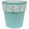 Deroma Mosaic 樹脂製モザイク柄プランター ティール (9E82ZFZ029) / PLANTER MOSAIC TEAL 8"