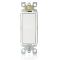 Leviton 3回路式抗菌処理済ロッカーACスイッチ ( 05603-2AW) / AC QUIET SWTCH WH 125V