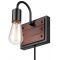 Globe Electric 1ライトウォールスコーン マットブラック ( 51802) / WALL SCONCE 1LGT MAT BLK