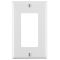 Leviton ウォールプレート 1ギャング ホワイト ( 80401-2AW) / WALL PLATE 1G RCTNGLE WH