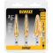 DeWalt Impact Ready ステップドリルビット3点セット (DWA1790IR) / STEP DRILL BIT SET 3PC