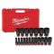 Milwaukee ShockWave ソケット19点セット (49-66-7012) / SOCKET SET SAE 1/2" 19PC