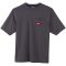 Milwaukee 半袖ポケットTシャツ グレー XXLサイズ (601G-2X) / TEE SHIRT PCKT GRAY XXL