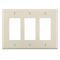 Leviton Decora ウォールプレートカバー (PJ263-00T) / Decora Midway Nylon Wall