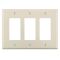 Leviton Decora ウォールプレートカバー (PJ263-00T) / Decora Midway Nylon Wall