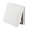 TayMac コンセントボックスカバー 2ギャング ホワイト (MM1410W) / COVER FLAT PLASTIC 2G WH