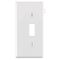 Leviton トグル用部分エンドウォールプレート ホワイト ( 0PSE1-00W 0PSE1-00W 0PSE1-00W)