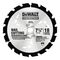 Dewalt  カーバイドチップソーブレード 7-1/4インチ (DW3191) / BLADE SAW DEWALT 7-1/4" 18T