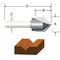 VERMONT AMERICAN　V型溝ルータービット 1/2インチ (23120) / ROUTER BIT 1/2 V-GROOVE