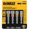 DeWalt Maxfit ナットドライバー4点セット (DWANDMF4)