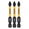 DeWalt FlexTorq プラスインパクトドライバービット3点セット (DWAF2PH1IR3)