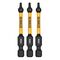 DeWalt FlexTorq スクエアインパクトドライバービット3点セット (DWAF2SQ1IR3)