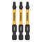 DeWalt FlexTorq スクエアインパクトドライバービット3点セット (DWAF2SQ3IR3)