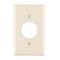 Leviton コンセントウォールプレート 1ギャング アーモンド (78004-000)
