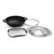 Weber Crafted 鋳鉄製グリル中華鍋 (7606) / GRILL WOK CAST IRN BK/SL