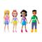 Mattel Polly Pocket フィギュア 4個入 ( FWY19)
