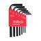 Eklind  六角トルクスレンチ7本セット (10107) / HEX KEY SET 7PC SHRT ARM