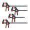 Bessey EHKシリーズ コンビネーションクランプ4点セット (RES4PK)