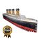 Wrebbit3D Titanic  3Dジグソーパズル 440点セット (W3D-1014)