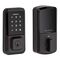 Kwikset Halo 電子タッチパッド式デッドボルト アイアンブラック (939WITSCR514SMT)