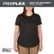 Milwaukee Freeflex 女性用半袖Tシャツ ブラック Mサイズ  (F452B-M)