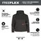 Milwaukee Freeflex 女性用パーカー ブラック Sサイズ (F251B-S)