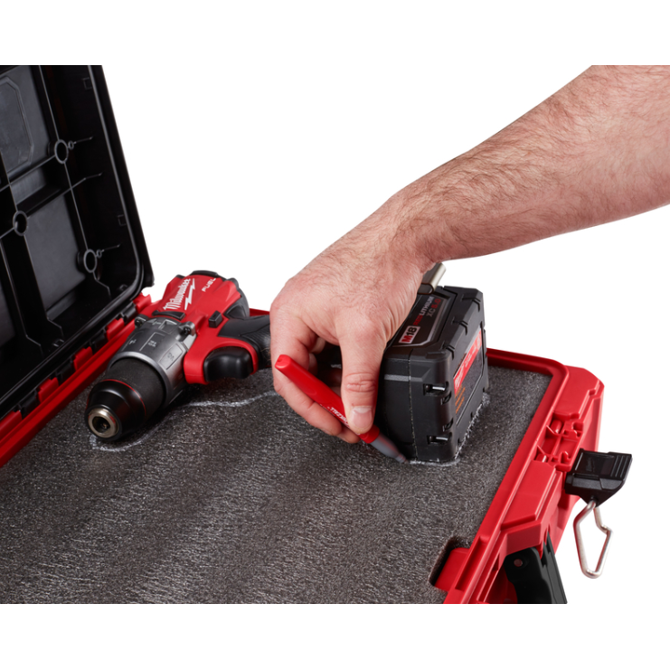 Milwaukee PACKOUT プラスティック製ツールケース ( 48-22-8450) / PACKOUT TLCASE W/FM INS