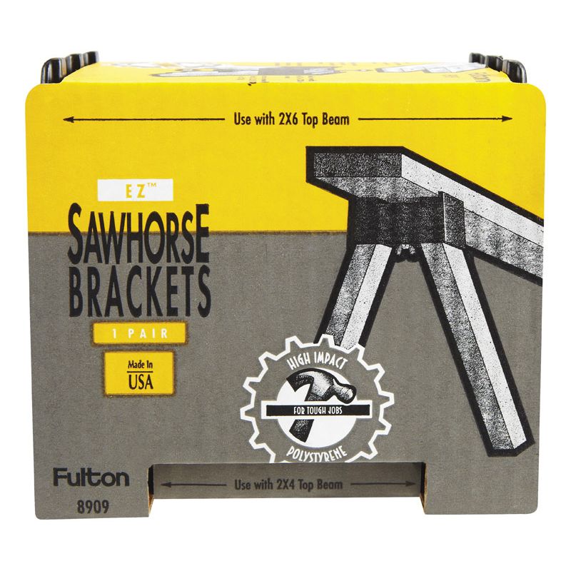 Fulton プラスティック製ソーホースブラケット 09 Sawhorse Brckt Plstc Bx2 Fulton プラスティック製ソーホースブラケット 09 Sawhorse Brckt Plstc Bx2