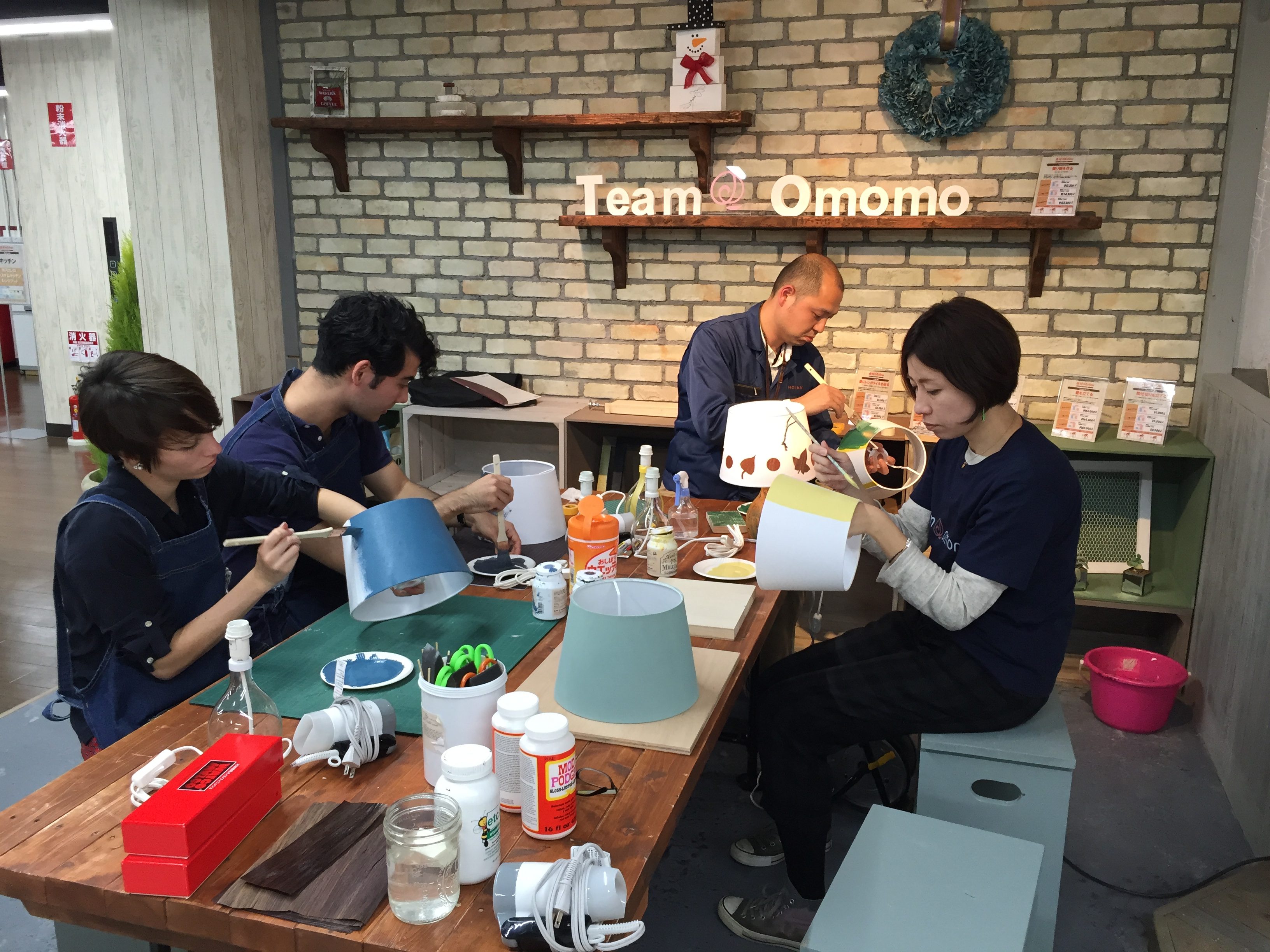 ランプシェード制作、■山田芳照　：DIY技術監修、DIY講師、ホームセンター達人