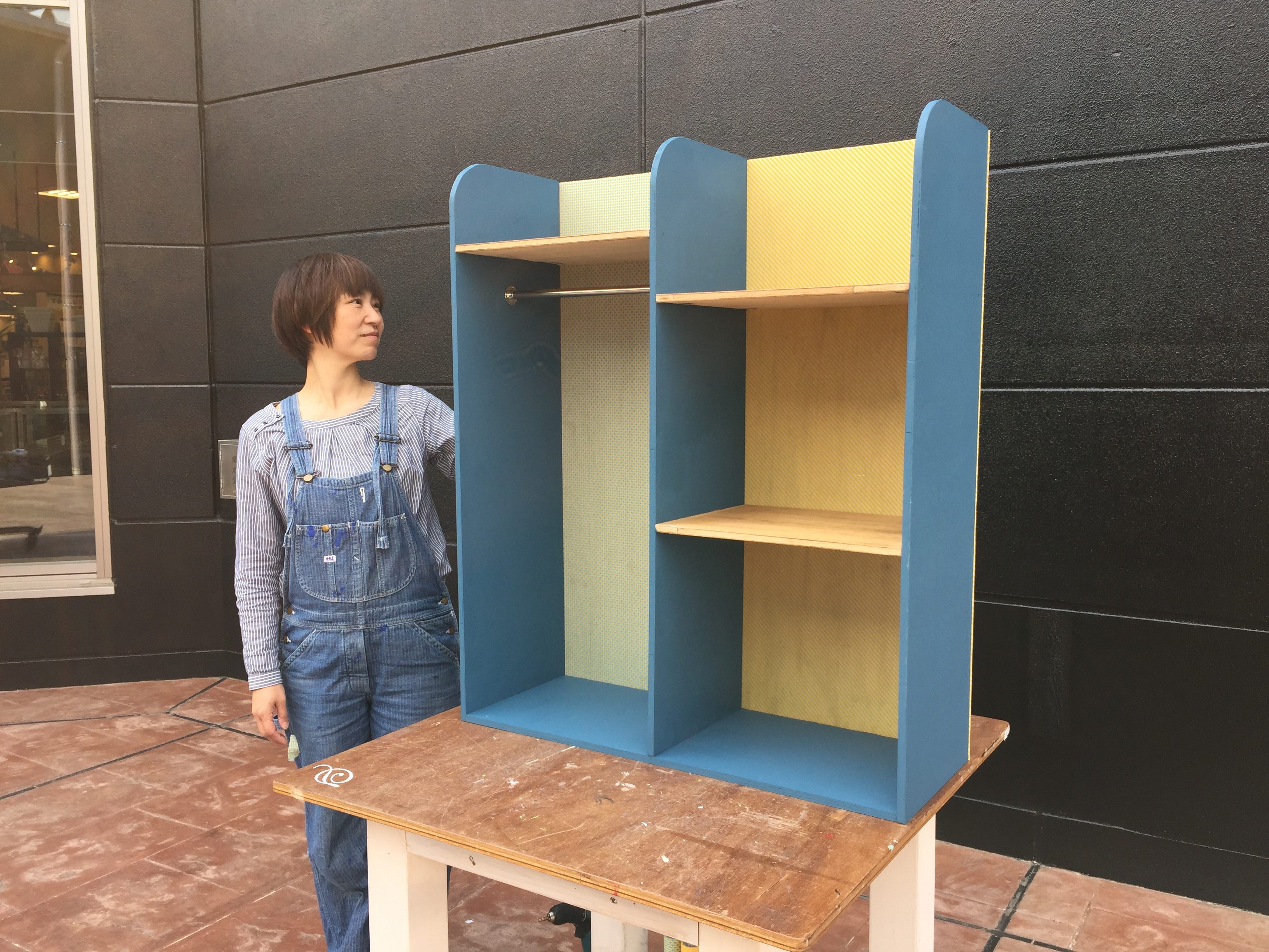 子供用収納ボックス、山田芳照　：子供用収納ボックスデザイン、DIY技術監修、DIY講師