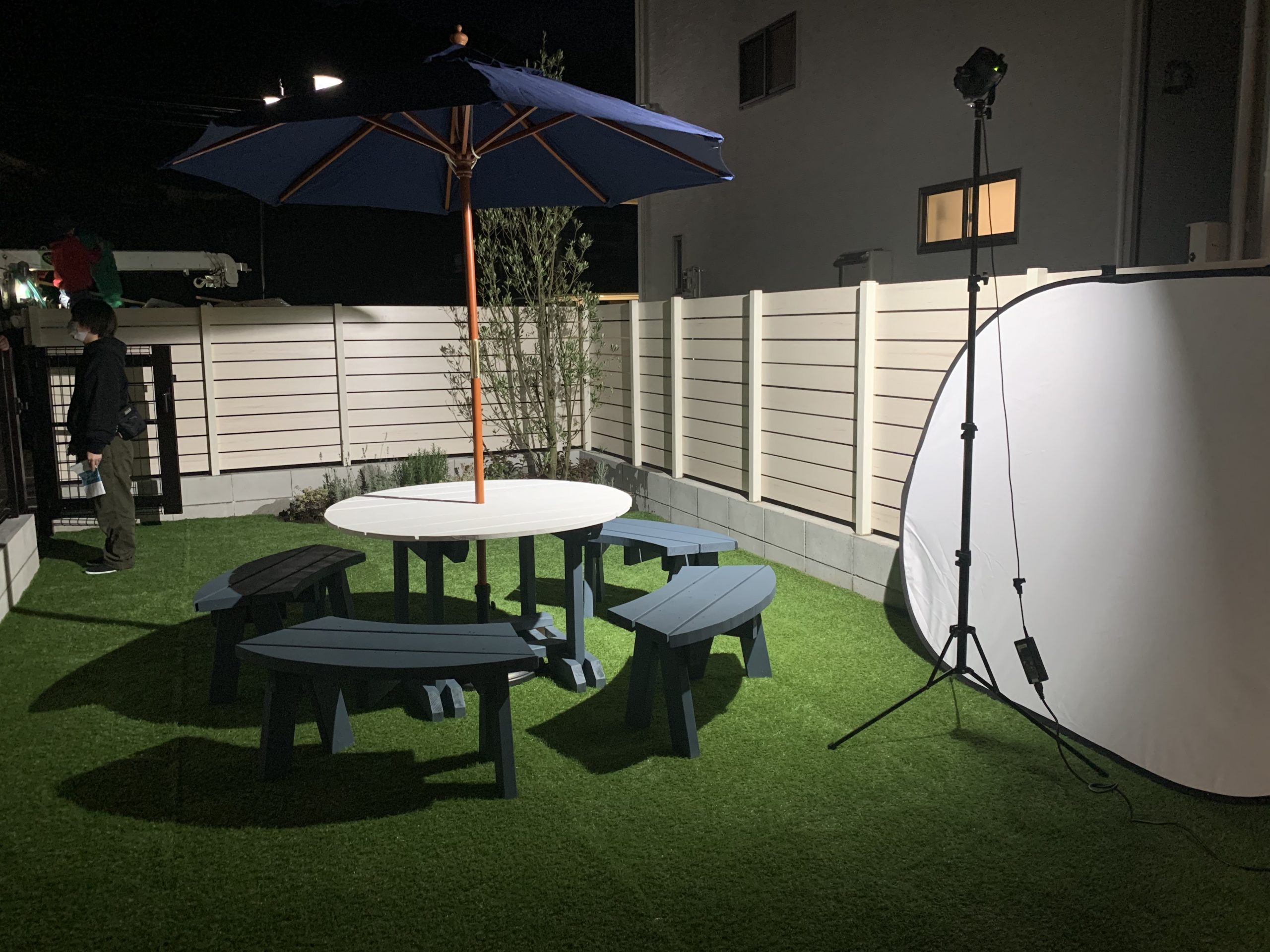 ガーデンテーブル・ベンチ、山田芳照　：ガーデンテーブルデザイン、DIY技術監修、DIY講師