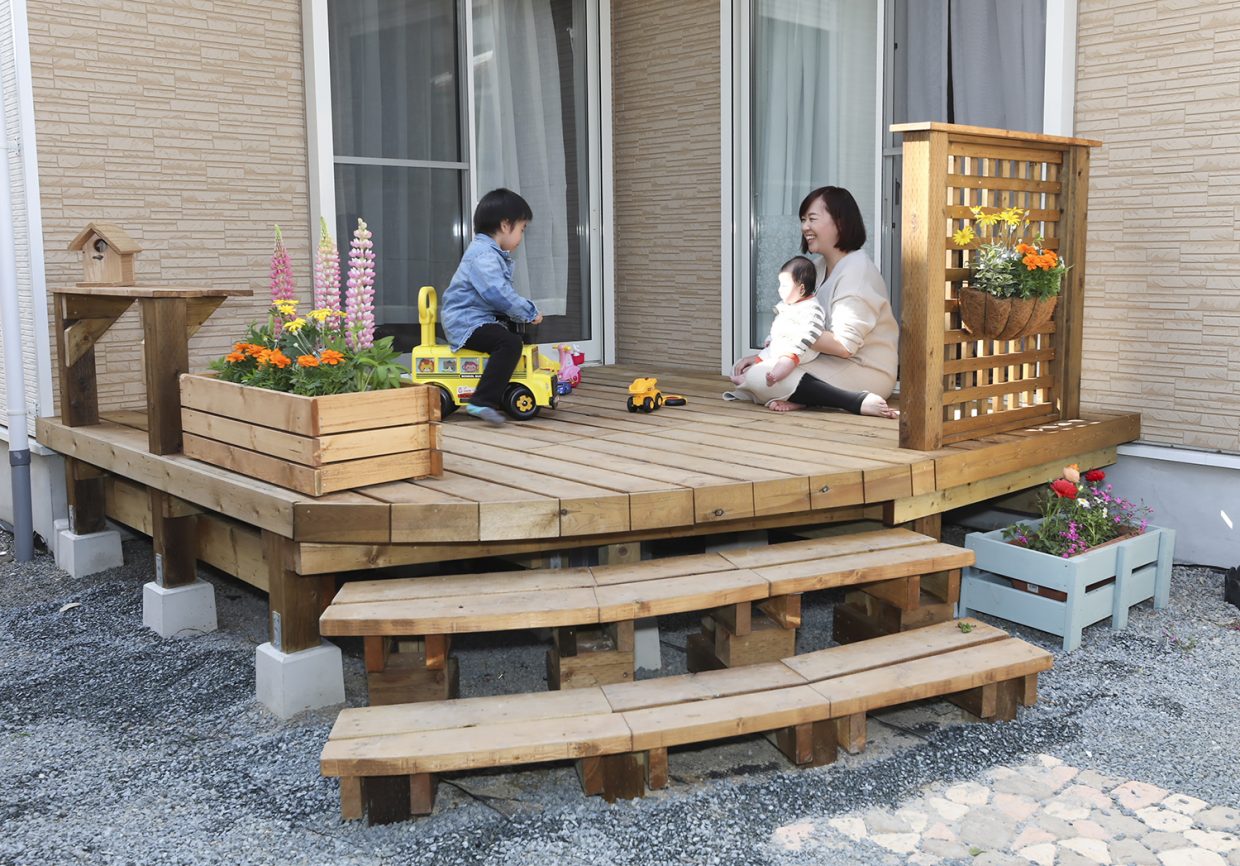 ウッドデッキ、山田芳照　：ウッドデッキデザイン、DIY技術監修、DIY講師