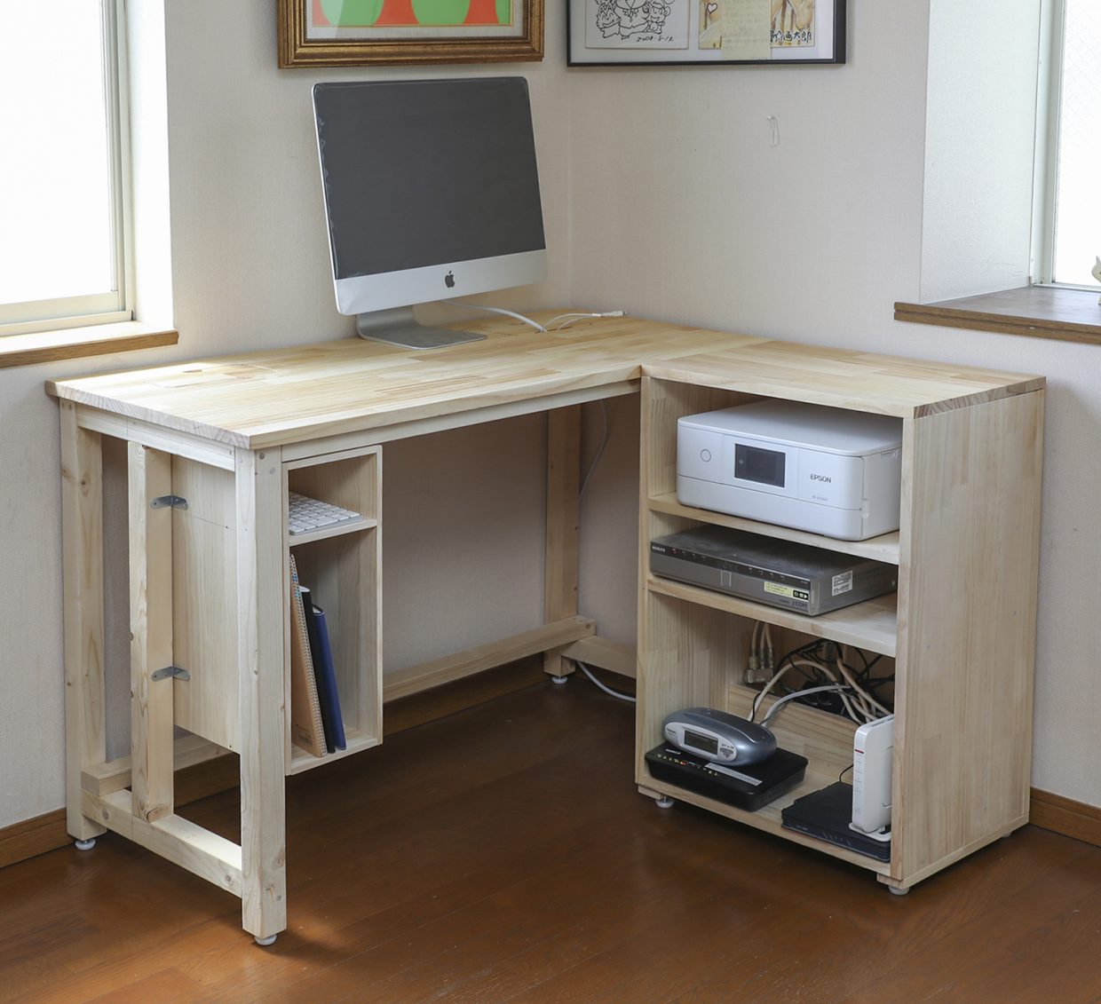 ワークデスク、山田芳照　：ワークデスクデザイン、DIY技術監修、DIY講師