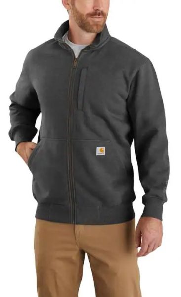 Carhartt Rain Defender ルーズフィット厚地フルジップ式モックネックスエットシャツ
