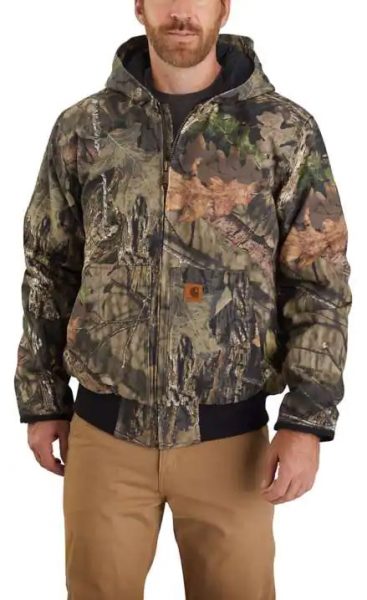 Carhartt ハントダック断熱性カモ柄アクティブジャケット/モッシーオークブレークアップカウントリー