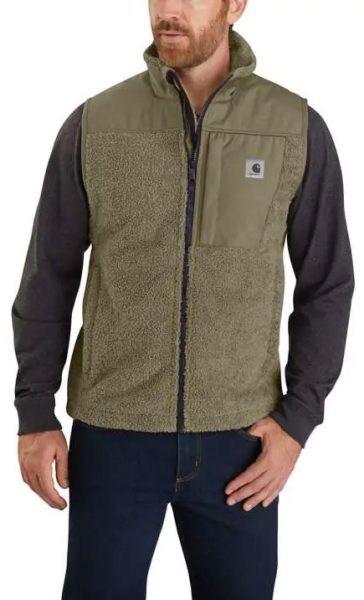 Carhartt Yukon Extremes Wind Fighter フリースベスト/バーントオリーブ Style # 104515