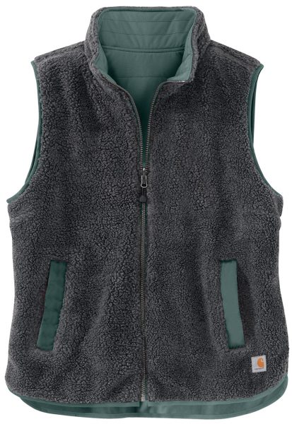 Carhartt ユーティリティーシェルパ裏地付ベスト/レディース/フォググリーン
