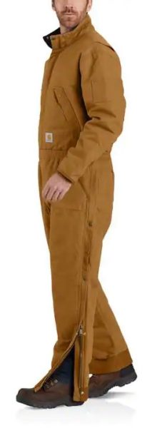 Carhartt ウォッシュドダック断熱性カバーオール/カーハートブラウン