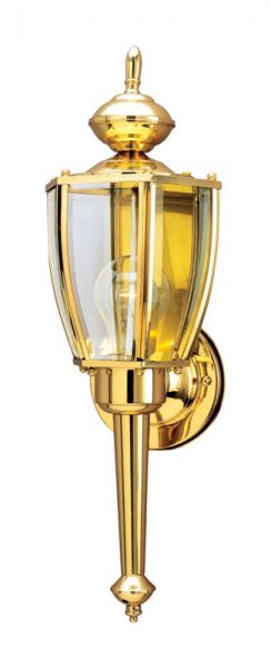 WESTINGHOUSE LEDウォールランタン ポリッシュドブラス