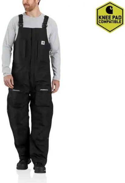 Carhartt Yukon Extremes 断熱性ビブオーバーオール/ブラック