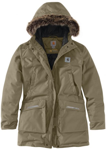 Carhartt® Yukon Extremes® 断熱性パーカ/レディース/バーントオリーブ