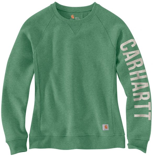 Carhartt リラックスフィット中厚クルーネックCarhartt グラフィック付スエット/レディース