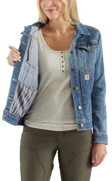 Carhartt Benson デニムジャケット レディース/ストーンウォッシュ Style #102970