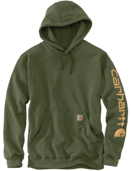 Carhartt ルーズフィット中厚ロゴグラフィック付スリーブスエットパーカー/ Style #K288