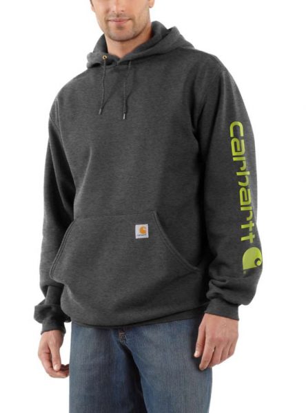 Carhartt ルーズフィット中厚ロゴグラフィック付スリーブスエットパーカー/ Style #K288