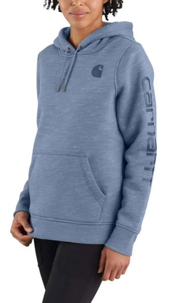 Carhartt クラークスバーグ袖グラフィック付プルオーバースエットパーカー レディース/ Style # 102791