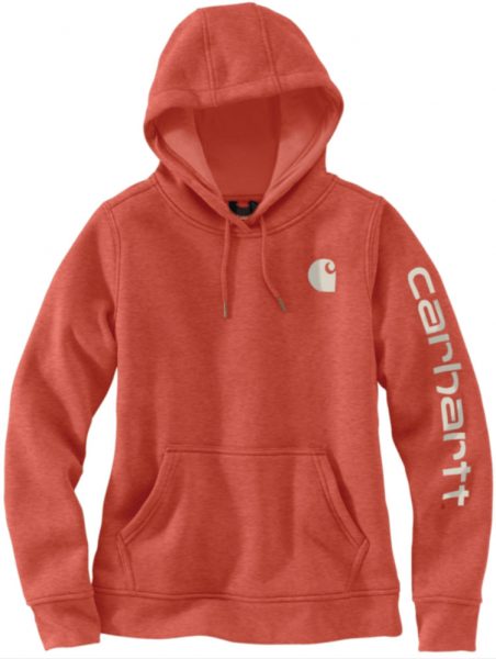 Carhartt クラークスバーグ袖グラフィック付プルオーバースエットパーカー レディース/ Style # 102791
