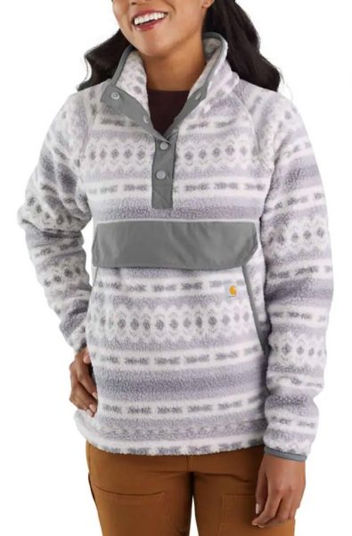 Carhartt リラックスフィットフリースプルオーバー/レディース/バジルヘザー/ Style # 104922