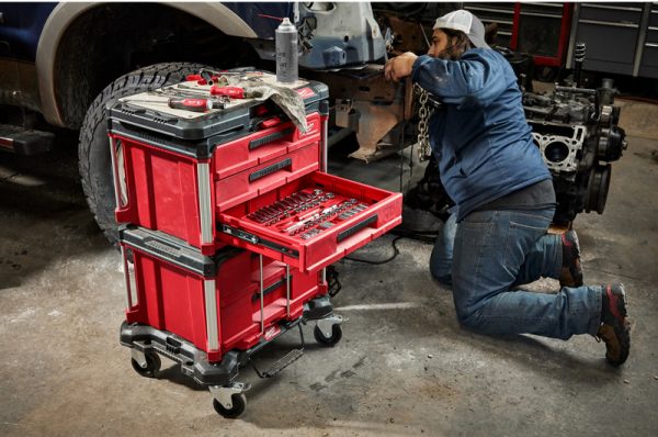 Milwaukee PACKOUT 2段引き出し式ツールボックス